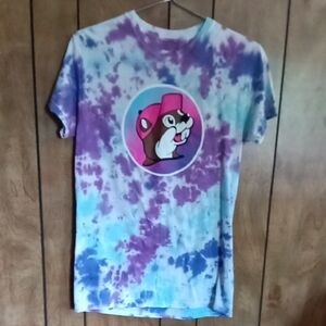 Kids Tie-Dye Cartoon Graphic T-Shirt